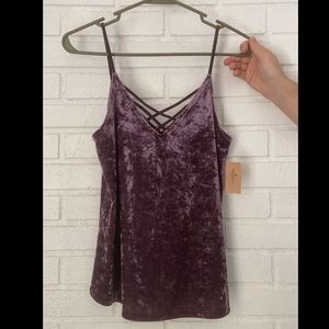 NEVER WORN American Eagle Velvet Tank